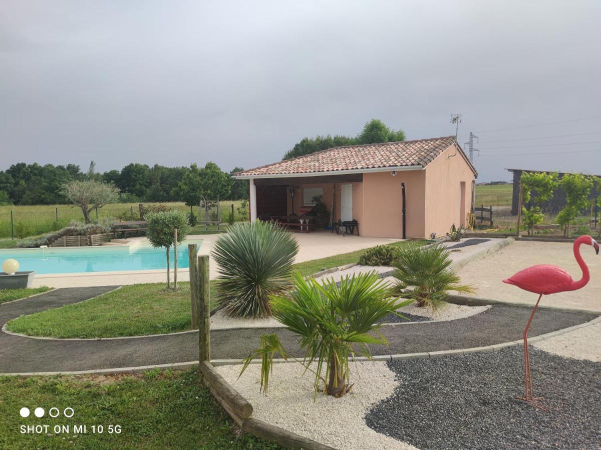 Le Gite Du Font Blanque Campsas Bagian luar foto