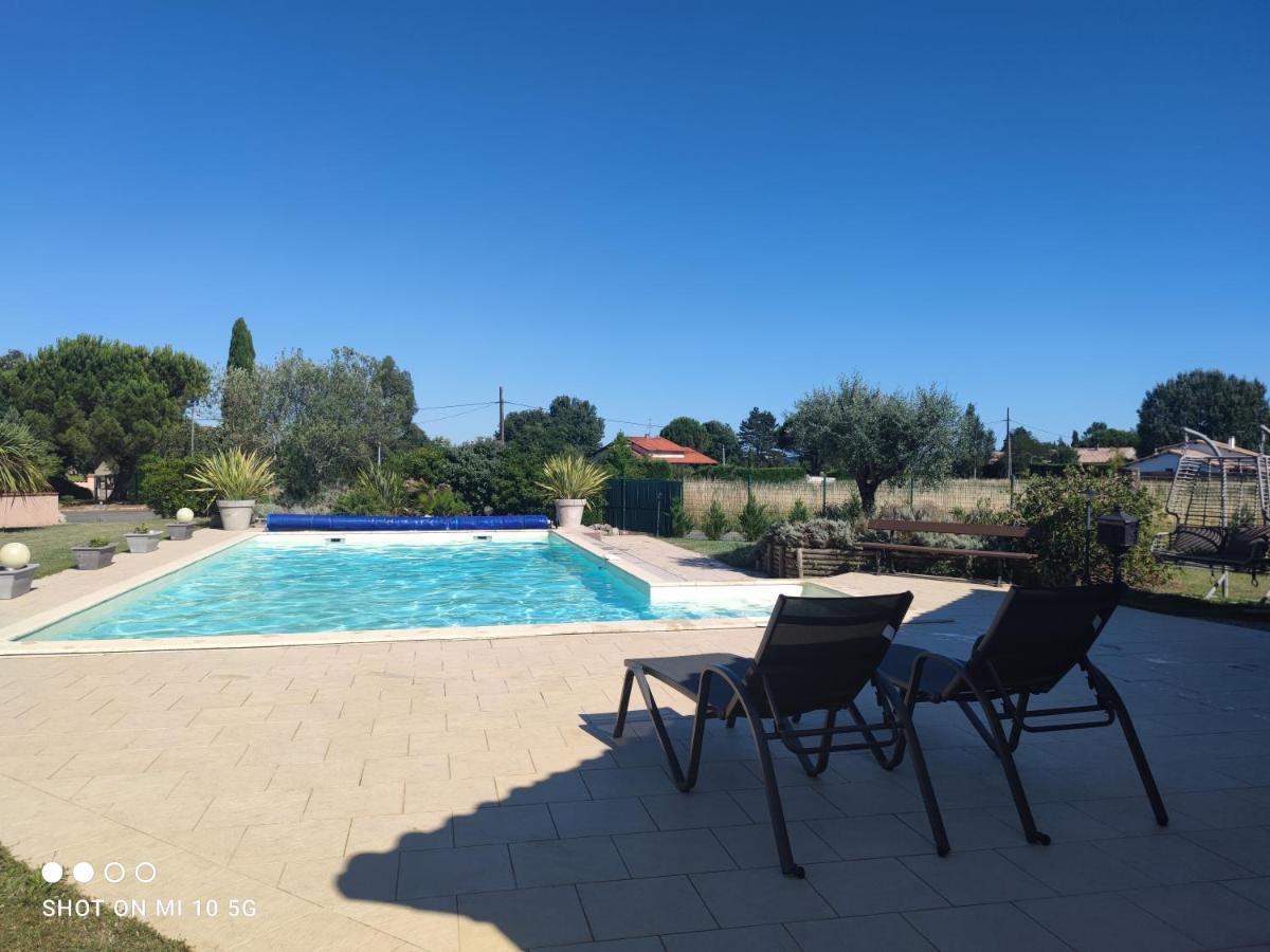 Le Gite Du Font Blanque Campsas Bagian luar foto